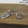 Asymmetric Sterling Silver Hand Earrings