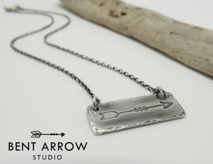 Sterling Silver Arrow Necklace