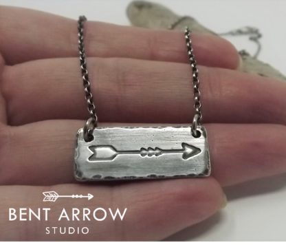 Sterling Silver Arrow Necklace