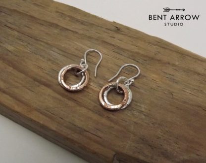 Silver & Bronze Earrings