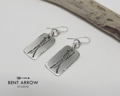 Sterling Silver Warrior Earrings