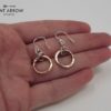 Ancient Bronze Circle Earrings