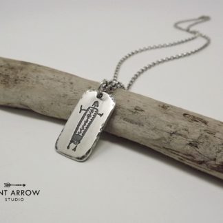 Sterling Silver Petroglyph Necklace