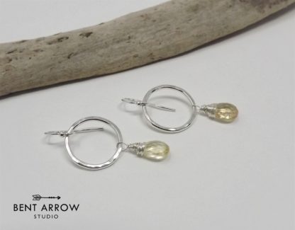 Sterling Silver Citrine Earrings