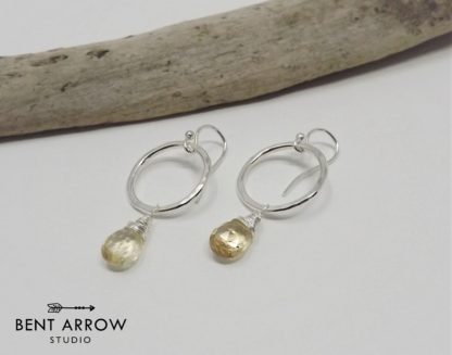 Sterling Silver Citrine Earrings