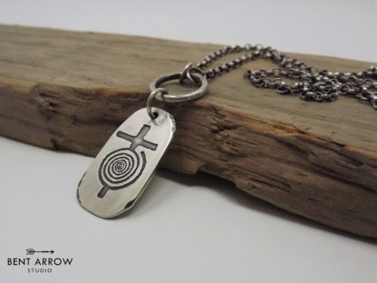 Sterling Silver Sacred Spiral Necklace