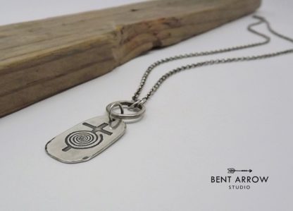 Sterling Silver Sacred Spiral Necklace - Image 3