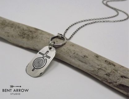 Sterling Silver Sacred Spiral Necklace
