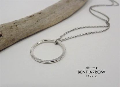 Silver Loop Necklace