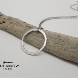 Silver Loop Necklace