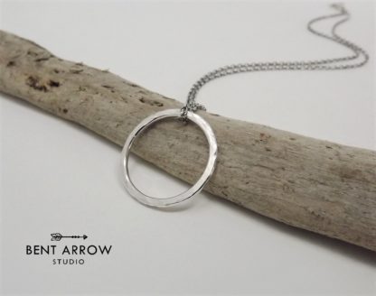 Silver Loop Necklace