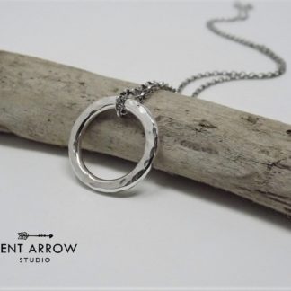 Sterling Silver Loop Pendant