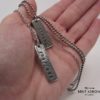 Silver Inspirational Word Necklace