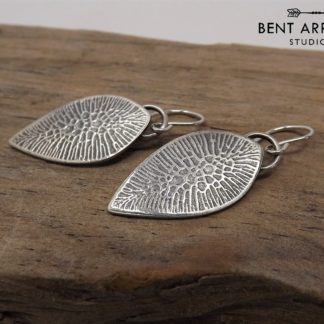 Silver Leaf Earrings