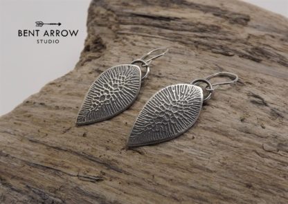 Silver Leaf Earrings