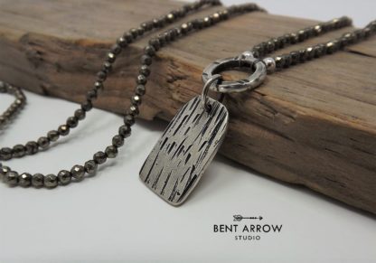 Pyrite Bark Necklace