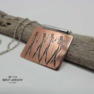 Mixed Metal Warriors Necklace