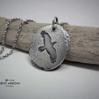 Oval Raven Necklace