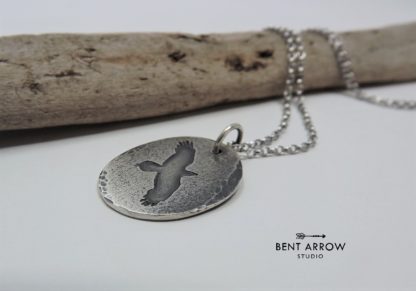 Oval Raven Necklace