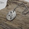 Oval Raven Necklace