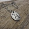 Oval Raven Necklace