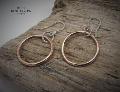 Bronze Hoop Earrings