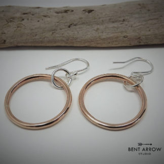 Bronze Hoop Earrings