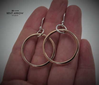 Bronze Hoop Earrings