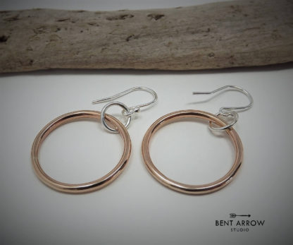 Bronze Hoop Earrings