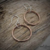 Bronze Hoop Earrings