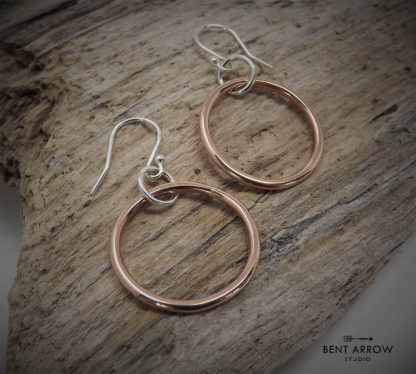 Bronze Hoop Earrings