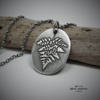 Silver Fern Necklace