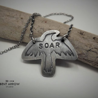 Inspirational Crow Necklace