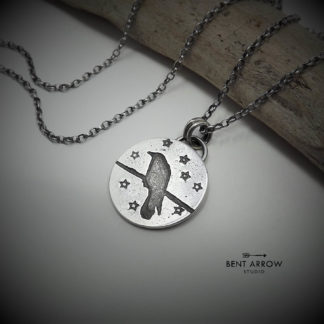 Wishing Crow Necklace