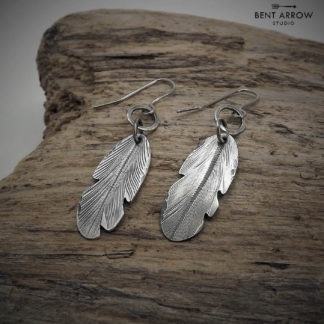 Crow Feather Earrings