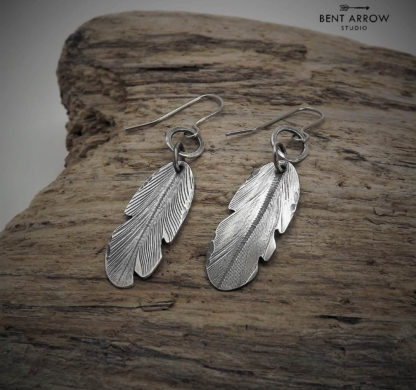 Crow Feather Earrings