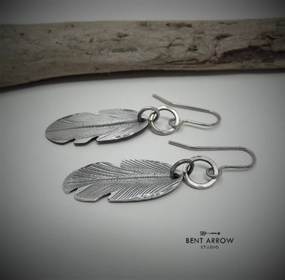 Crow Feather Earrings