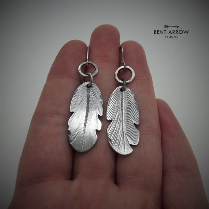 Crow Feather Earrings