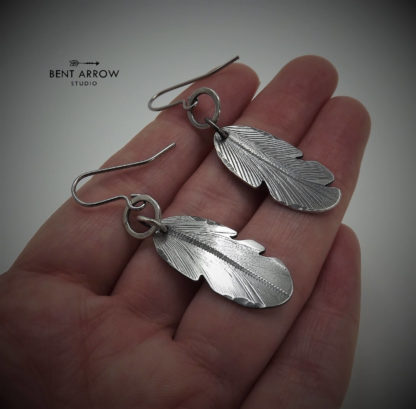 Crow Feather Earrings