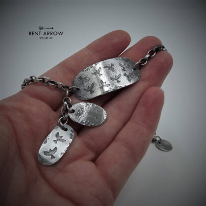 Crow Charm Bracelet