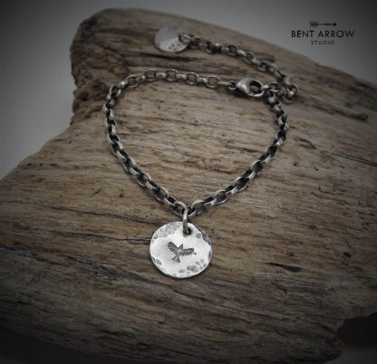 Wild Soul Crow Charm Bracelet