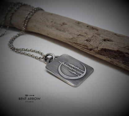 Moon and Forest Necklace