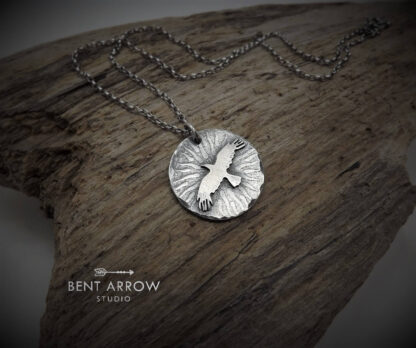 Sun Crow Necklace