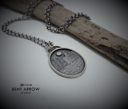 Waterfall Landscape Necklace