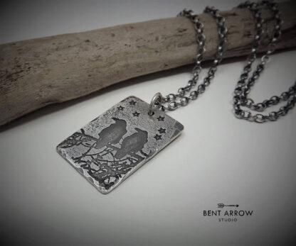 Night Roost Crow Pendant