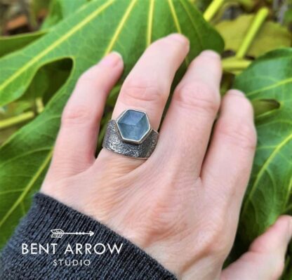 Silver Aquamarine Ring