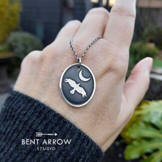 Celestial Crow Pendant