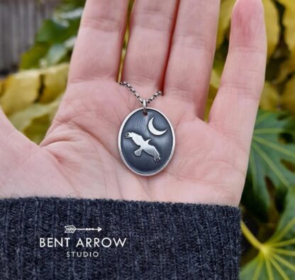 Celestial Crow Pendant